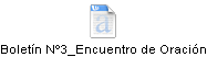 3er. Boletin
