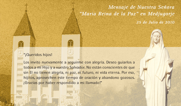 Mensaje de la Virgen