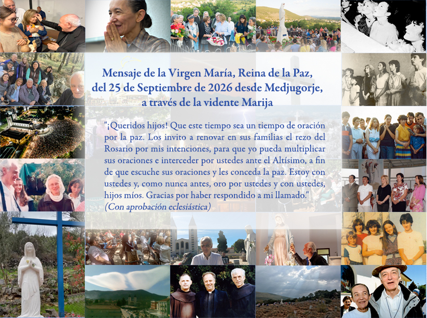 Mensaje de la Virgen Mar&iacute;a Reina de la Paz del 25 de septiembre de 2026